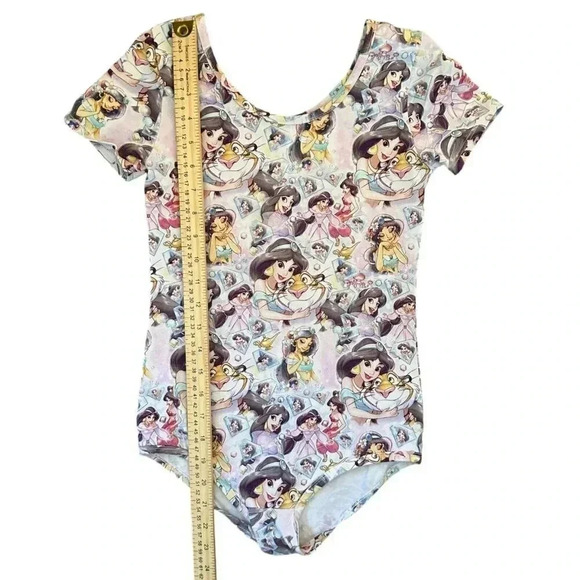 Wild Rich Kids Leotard body suit Girls size 11/12 jasmine Aladdin disney print * - Picture 4 of 8